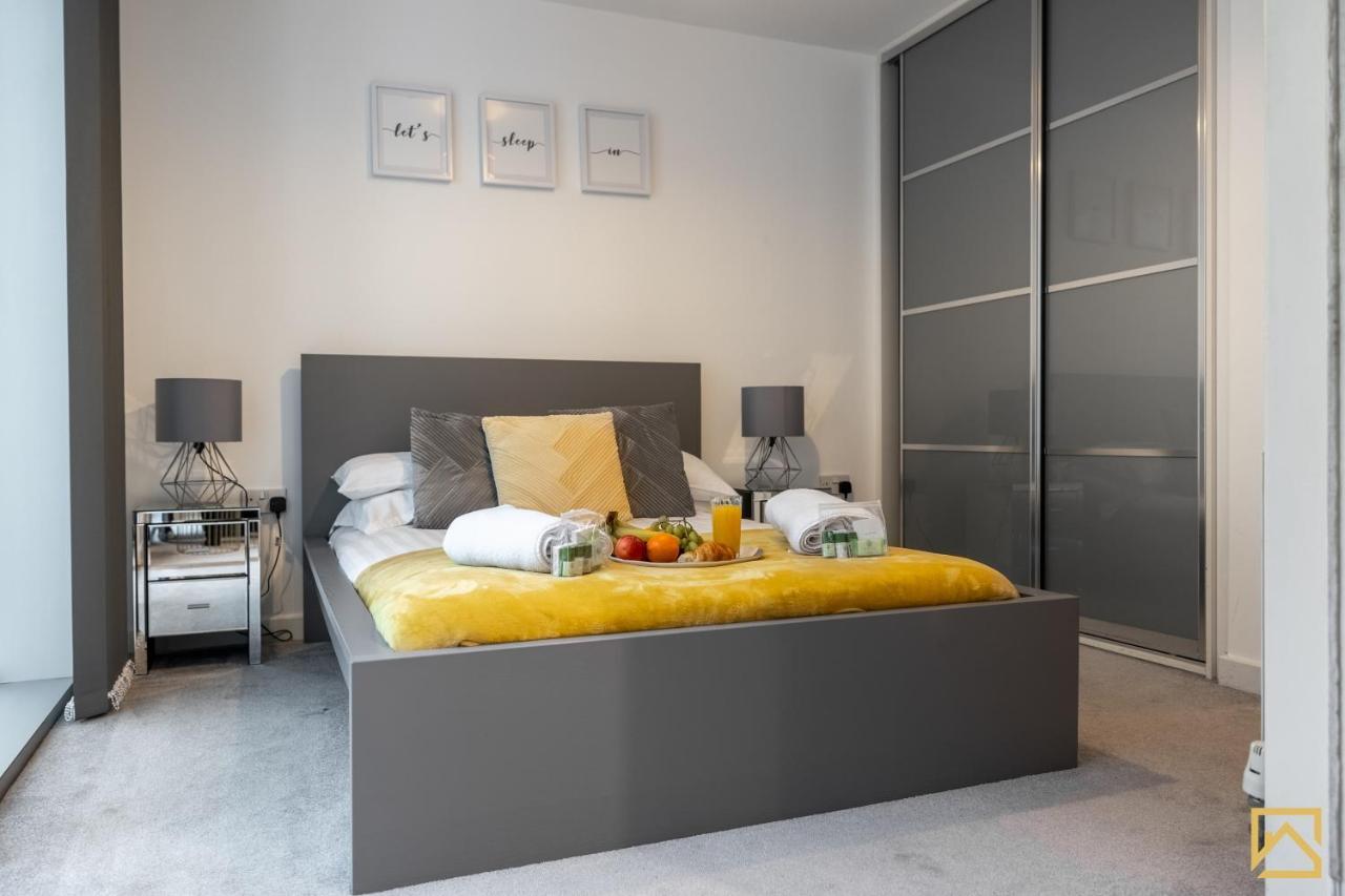 Modern 1 Bed In Central Mk, Free Parking, Smart Tv, Manhattan House By Valore Property Services Milton Keynes Ngoại thất bức ảnh